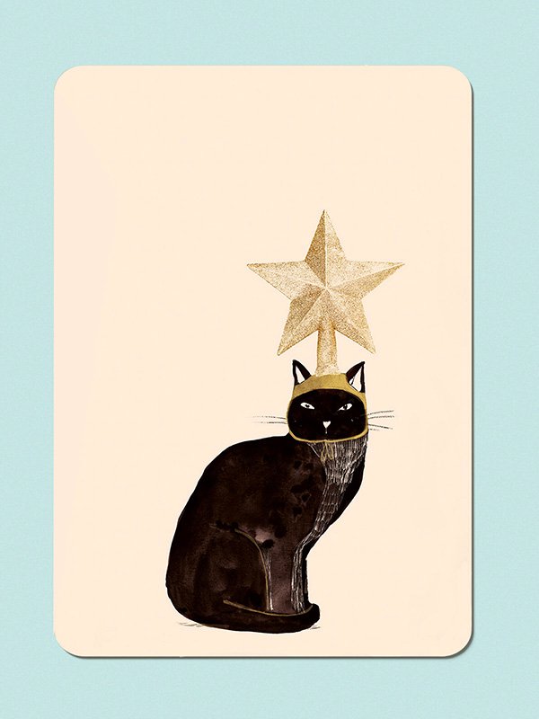 kerstkaart_kat